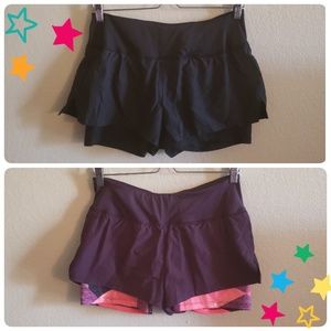 Two C9 by Champion shorts with spandex